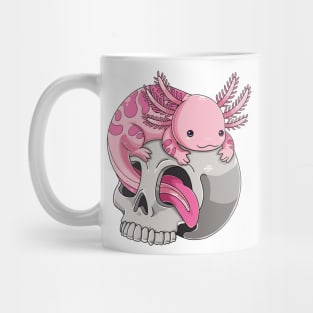 Axolotl on the Skull Throne: Reign of Cuteness Mug